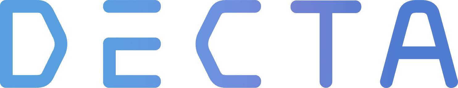 DECTA gradient logo